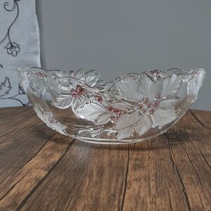 Mikasa oval Poinsettia bowl